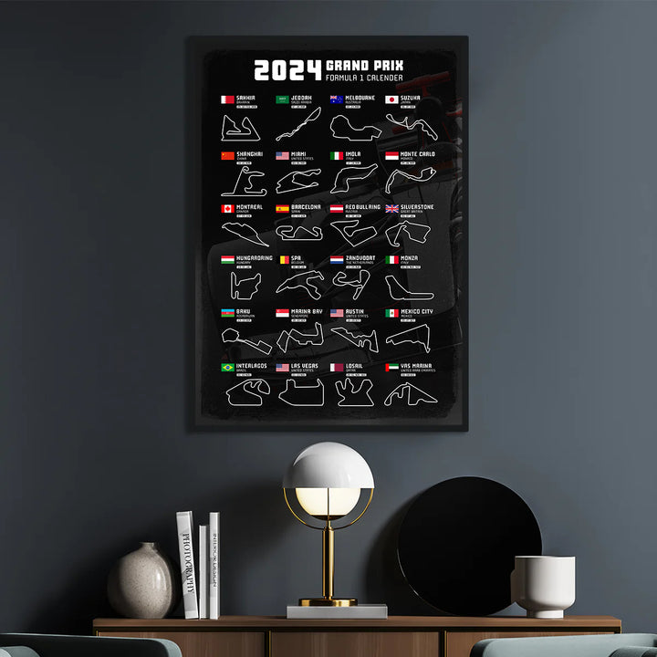 F1 2024 Grand Prix Calendar