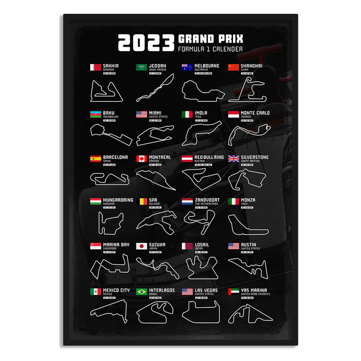 F1 2023 Grand Prix Calendar