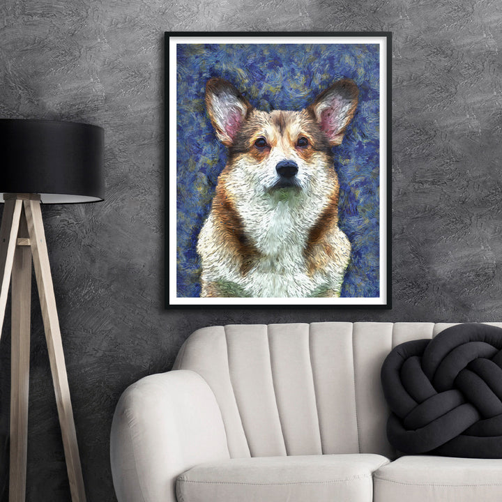 Van Gogh Style Pet Portait